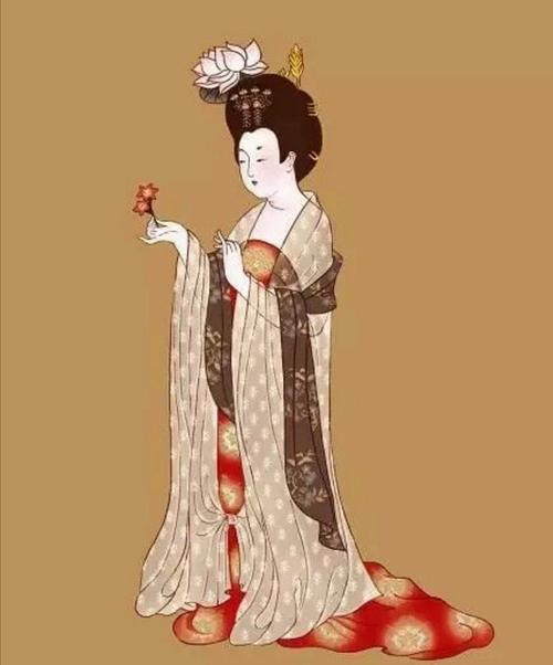 图1唐朝服装特点其实唐朝的服装种类是多样的,比较典型的是襦,裙装,在